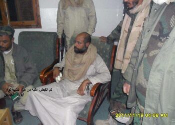 Saif al-islam pian pidätyksensä jälkeen lauantaina 19.11.