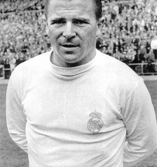 Unkarin jalkapallon taso on vain varjo Ferenc Puskásin ajoista. Kuvassa Puskás Real Madridin paidassa vuonna 1958.