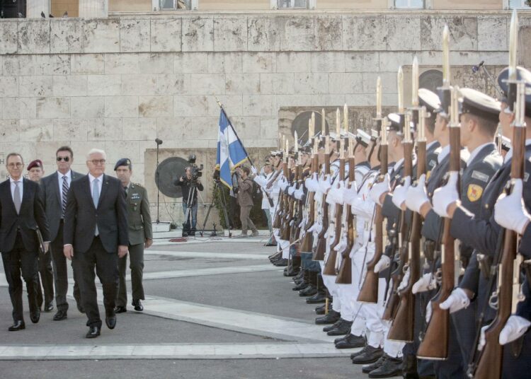 Saksan liittopresidentti Frank-Walter Steinmeier vieraili lokakuussa Kreikassa.