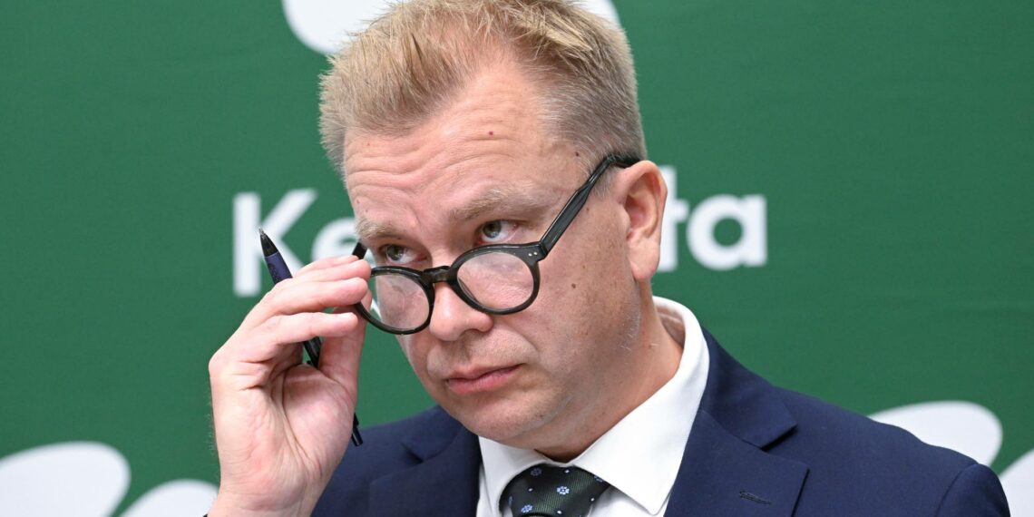 Keskustan puheenjohtaja Antti Kaikkonen.