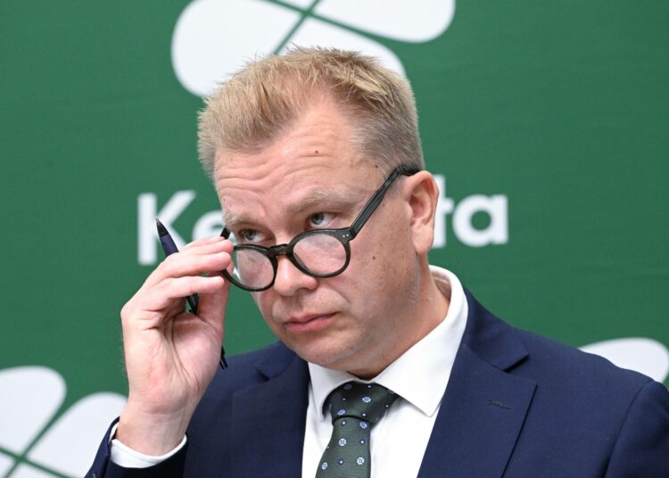 Keskustan puheenjohtaja Antti Kaikkonen.