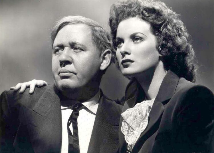 Charles Laughton ja Maureen O´Hara elokuvassa Tämä maa on minun.