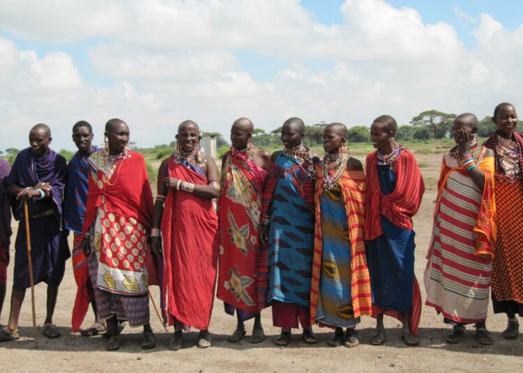 Maasaita Amboselissa Keniassa.