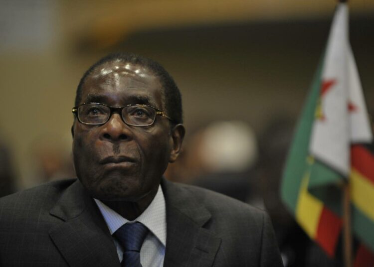 Zimbabwen presidentti Robert Mugabe.