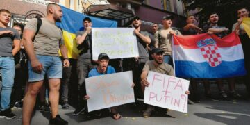 Ukrainalaiset nationalistit iloitsivat kroatialaispelaajien Ukrainalle ilmaisemasta tuesta Venäjän MM-kisojen aikana.