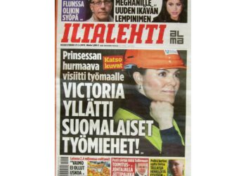 Kruununprinsessa Victoria ilahdutti kajaanilaisia työmiehiä Tukholmassa.