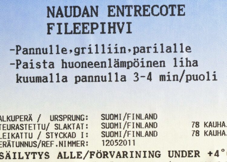 Elintarviketyöläiset ovat jo pitkään vaatineet tuotepakkausten sisällön ja alkuperämaan parempaa merkitsemisestä.