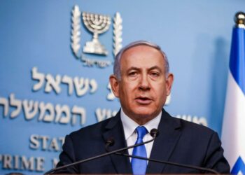 Pääministeri Benjamin Netanjahu puhumassa Jerusalemissa viime keskiviikkona.