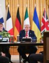Washingtonin kokoukseen osallistuivat muiden muassa Ukrainan Volodymir Zelenskyi, Ranskan Emmanuel Macron, Yhdystalvain Donald Trump ja Suomen Alexander Stubb.