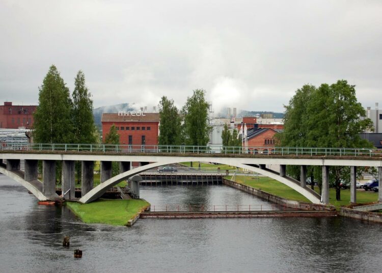 M-realin Äänekosken tehdas.