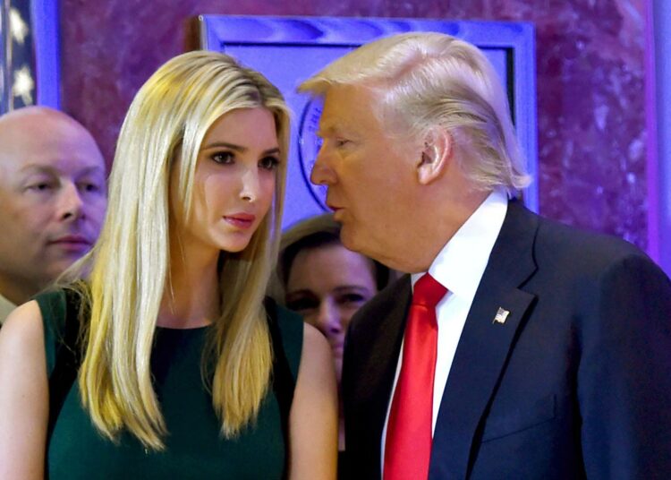 Ivanka Trump ja Donald Trump.