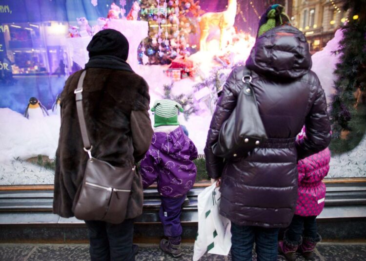 Uudenvuoden loma tuo venäläisturisteja Helsinkiin.