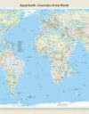 Equal Earth -maailmankartassa kaikki maat ja maanosat ovat oikeassa koossaan suhteessa toisiinsa.