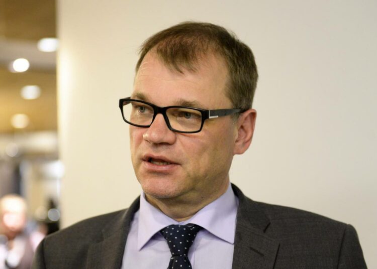 Keskustan puheenjohtaja Juha Sipilä.