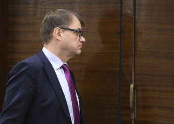 Pääministeri Juha Sipilä eduskunnassa viime viikon maanantaina.