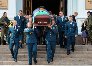 ”Donetskin kansantasavallan” johtaja Aleksandr Zahartšenkon hautajaiset järjestettiin 2. päivä syyskuuta.