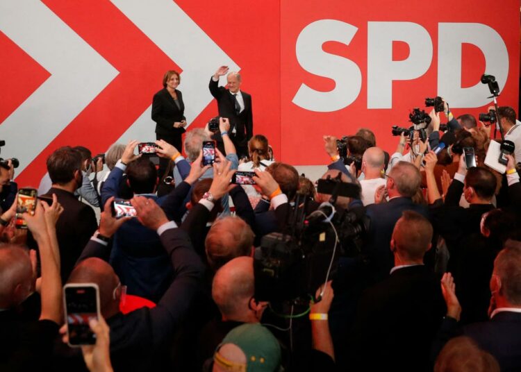 SPD:n voitto on pitkälti Olaf Scholzin ympärille luodun kampanjan ansiota.