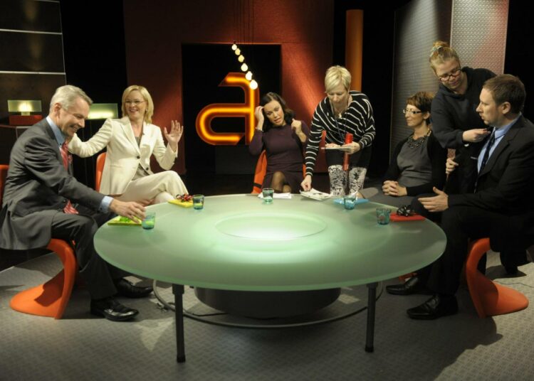 A-talkin Presidenttitaisto osa 2:n vieraina olivat presidenttiehdokkaat Pekka Haavisto, Eva Biaudet, Sari Essayah ja Paavo Arhinmäki.