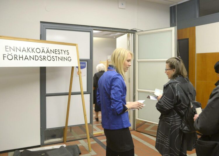 EU-vaalien ennakkoäänestys alkoi tänään.