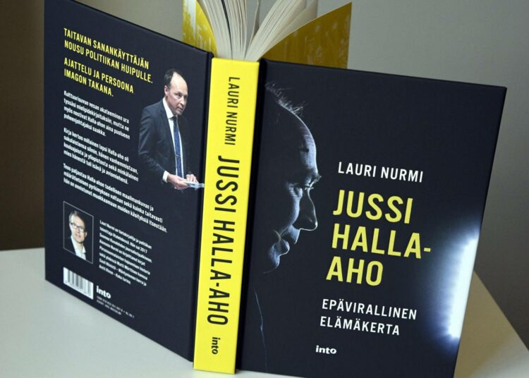 Lauri Nurmen kirjoittama Jussi Halla-ahon epävirallinen elämäkerta on syksyn poliittisten kirjojen ykköstapaus.