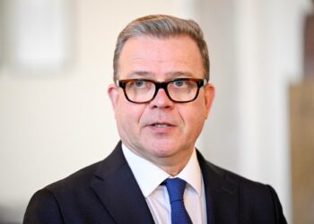 Kokoomuksen puheenjohtaja, pääministeri Petteri Orpo.