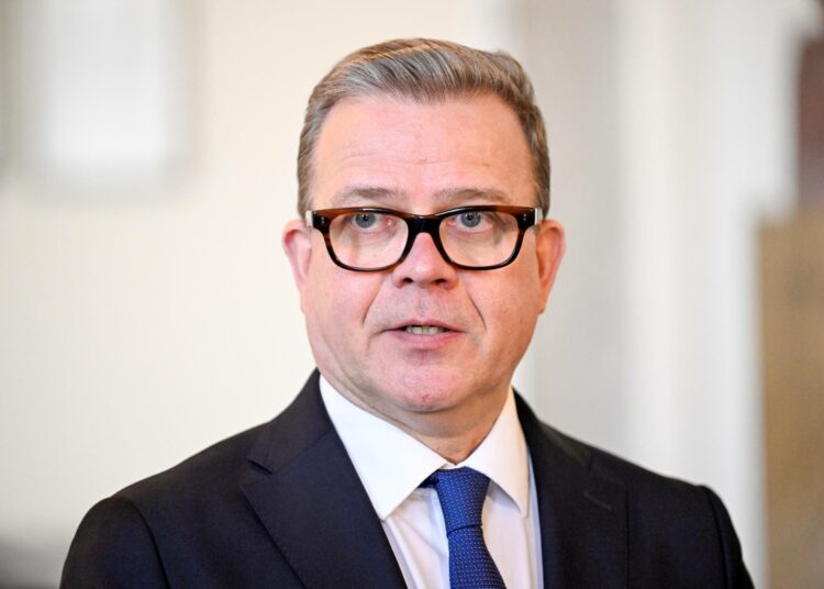 Kokoomuksen puheenjohtaja, pääministeri Petteri Orpo.