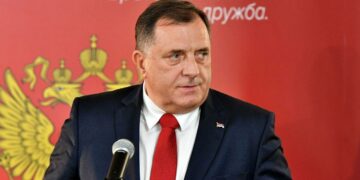 Bosnian Serbitasavallan eli Srpskan presidentti Milorad Dodik