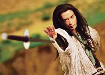 Ashes of Time Redux on Kiinan myyttiseen menneisyyteen sijoittuva miekkailutarina. Kuvassa Brigitte Lin.