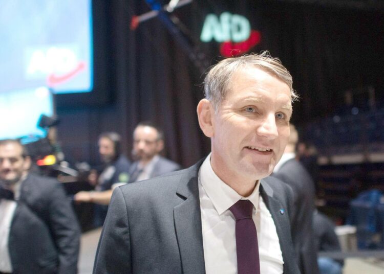 AfD-puolueen äärioikeistosiiven ideologi Björn Höcke.