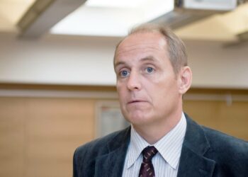 Rakennusliiton varapuheenjohtaja Kyösti Suokas.