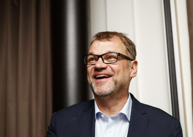 Pääministeri Juha Sipilä keskustan eduskuntaryhmän kesäkokouksessa Vantaalla tiistaina.