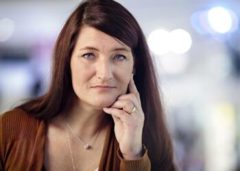 Ruotsin kaupan alan työntekijöiden liiton Handelsin puheenjohtaja Susanna Gideonsson.