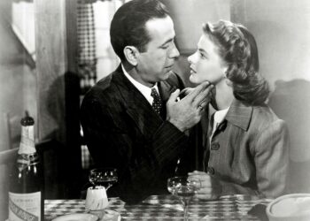 Casablanca-klassikon tähtipari Humphrey Bogart ja Ingrid Bergman.