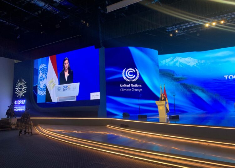 COP27-kokouksessa Suomen pääministeri Sanna Marin (sd.) sanoi ilmastonmuutoksen olevan suurin maailmanlaajuinen turvallisuusuhka.