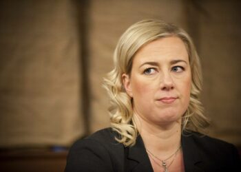 Valtiovarainministeri Jutta Urpilainen hallituksen tiedotustilaisuudessa viime torstaina.